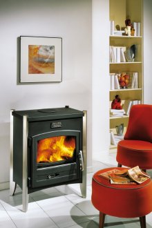 Σόμπα στο εσωτερικό του διαμερίσματος