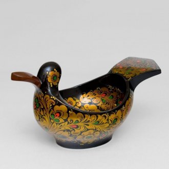 Khokhloma κουτί ζωγραφικής