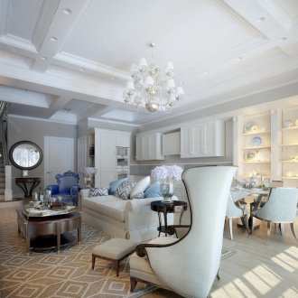 Αμερικάνικο κλασικό σαλόνι