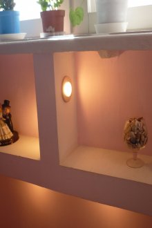 Ράψιμο γυψοσανίδας κάτω από το παράθυρο