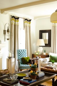 Φωτεινό αμερικανικό σαλόνι εσωτερικό