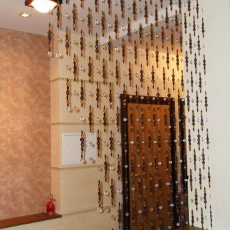 Οθόνη κουρτίνας με σφαιρίδια