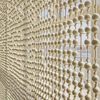 Κουρτίνα από σφαιρίδια