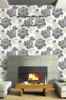 Floral ταπετσαρία