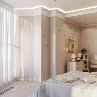 Τούλι σε γαλλικό παράθυρο