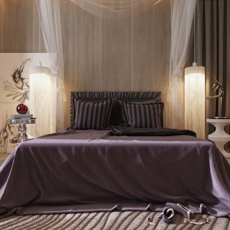 Τούλι πάνω από το κρεβάτι στην κρεβατοκάμαρα