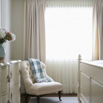 Μοντέρνες κουρτίνες στυλ provence