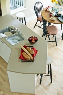 Αδιάβροχο laminate στην κουζίνα