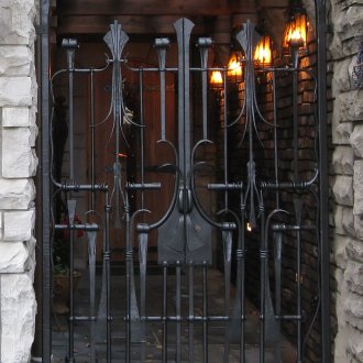 Σφυρηλατημένη σχάρα