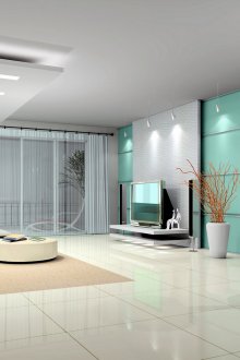 Η χρήση των ημιδιαφανών κουρτινών δεν μειώνει το δωμάτιο