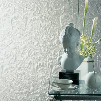 Linkrust tapet i Empire-stil