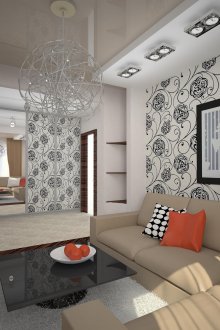 Οι αφίσες και το φως κάνουν το δωμάτιο περισσότερο χώρο.