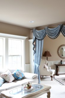 Εσωτερικές κουρτίνες με λαμπρέκι