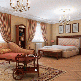 Υπνοδωμάτιο στυλ Biedermeier