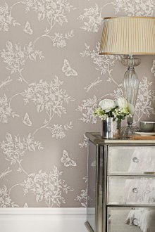 Floral τούλι στο σαλόνι