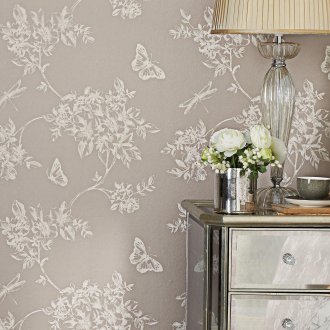 Floral print στις κουρτίνες