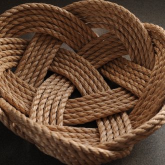 Διακοσμητικό βάζο σχοινιού