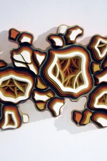 Ογκομετρική εικόνα χαρτιού πολλαπλών στρώσεων