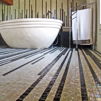 Textured μωσαϊκό στο πάτωμα