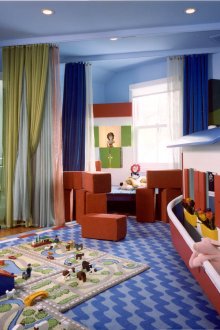 Χαλί θαλάσσιου στυλ στο νηπιαγωγείο