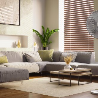 Azalea στο ντεκόρ του καθιστικού