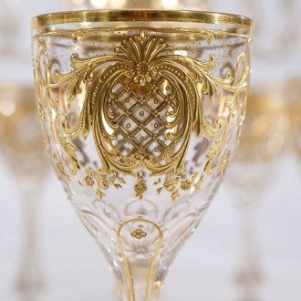 Κρύσταλλο με επιχρύσωση