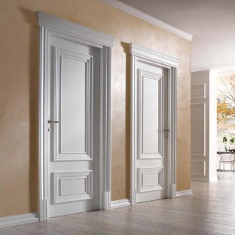 Λευκές θωρακισμένες πόρτες