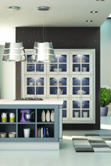 Δωμάτιο με μοντέρνα κουζίνα