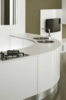 Ημικυκλική λευκή μπάρα μετρητή