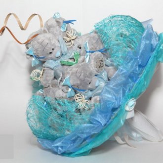 Μπουκέτο με αρκουδάκια