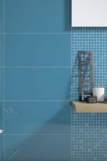 Μπλε Πλακάκια Πορσελάνης