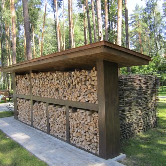 Hozblok με το drovok