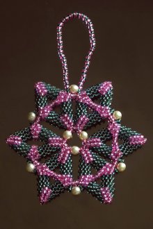 Χριστουγεννιάτικα χειροποίητα από σύρμα και χάντρες