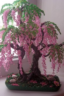 Wisteria από χάντρες