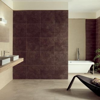 Πλακάκια από πορσελάνη στο μπάνιο