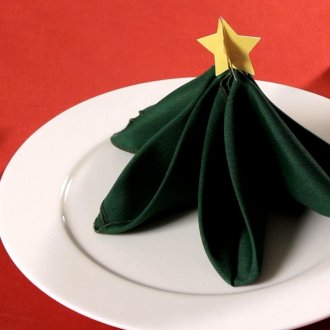 Χριστουγεννιάτικο δέντρο από χαρτοπετσέτες