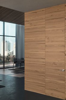 Επικαλυμμένη γυαλιστερή πόρτα