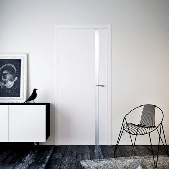 Κρυμμένη πόρτα με διακοσμητικό ένθετο