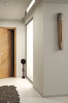 3D πόρτα με καπλαμά