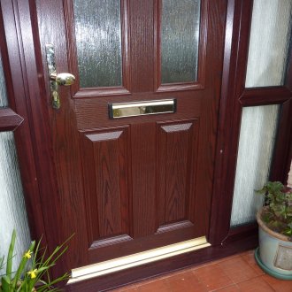 Rosewood μπροστινή πόρτα