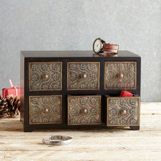 Κουτί κοσμήματος με συρτάρια