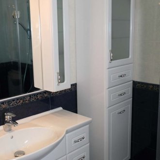 Θήκη μπάνιου με γυαλί