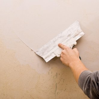 Τελική επένδυση τοίχου μετά την οροφή