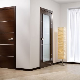 Ημι-γυαλιστερή πόρτα