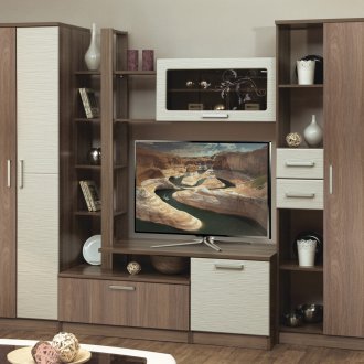 Τοίχος διαφάνεια με ντουλάπα