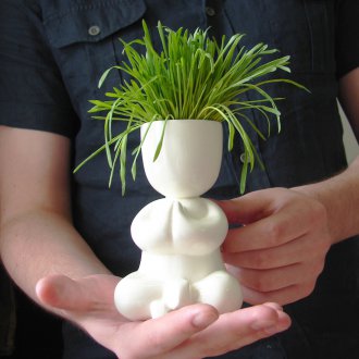 Γλάστρα με τη μορφή ειδώλου