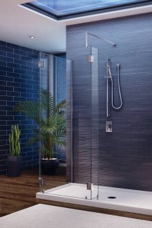 Θωρακισμένη οθόνη ντους από γυαλί