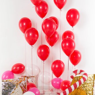 Χριστουγεννιάτικη διακόσμηση από μπαλόνια