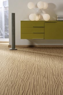 Καφέ λωρίδα στο καθιστικό.