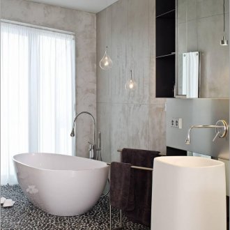 Ελεύθερη ωοειδής μπανιέρα